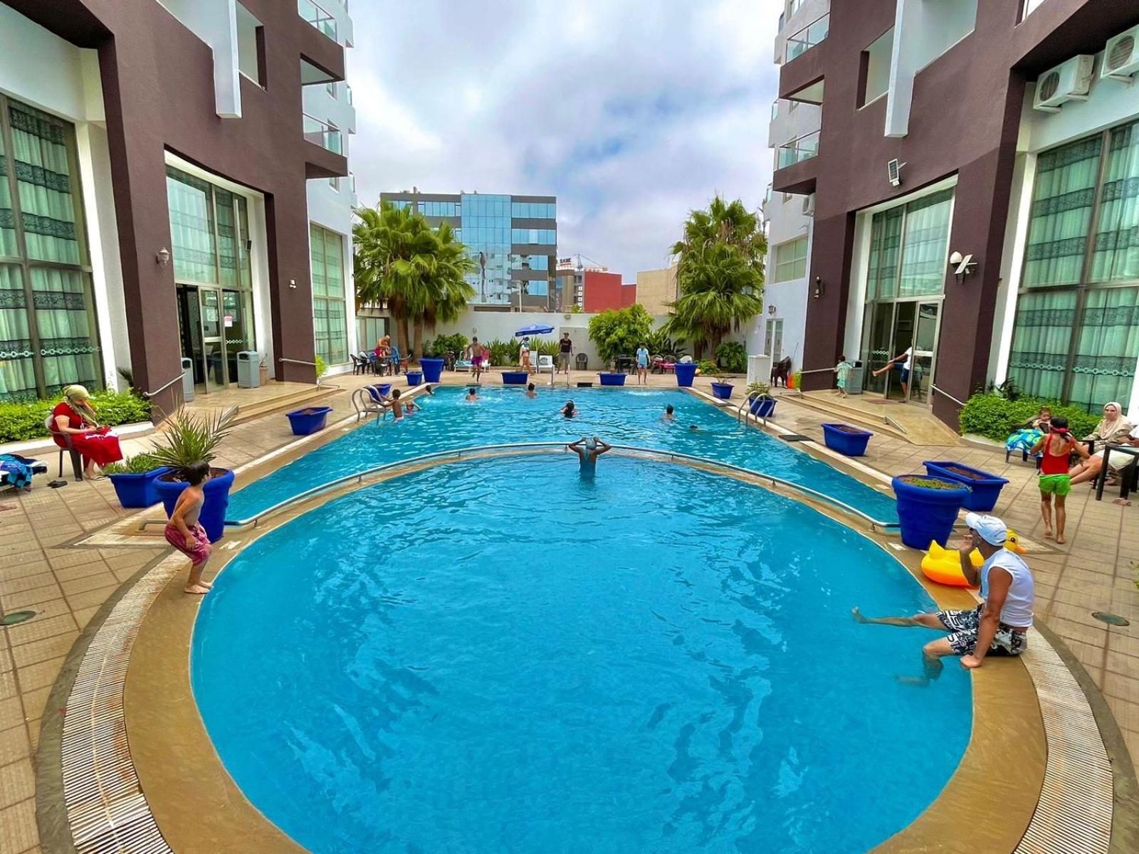 Résidence Appart Hôtel Founty Beach Agadir Esterno foto